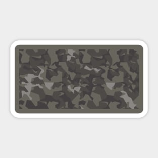 Khaki grey camouflage pattern Sticker